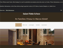 Tablet Screenshot of flinkeschere.de
